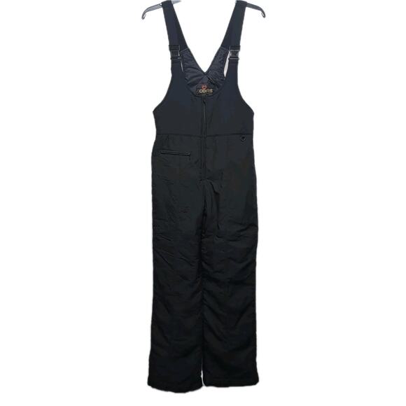 VTG Cevas Helly Hansen HH Bib Overalls Womens Size M Long Black Ski Snowboard - Picture 1 of 11